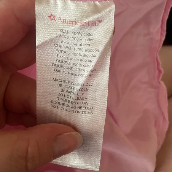 American Girl x LoveShackFancy Pink Layered Ruffle Skirt Cute Girly Size S (7/8) - Picture 8 of 8